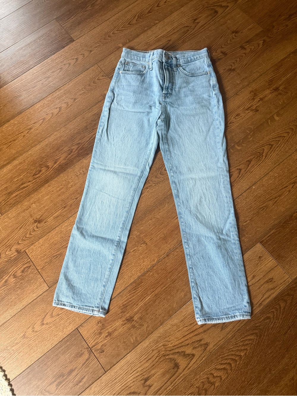 Madewell High-Rise Jeans in Light Blue Wash